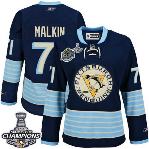 Evgeni Malkin Women Pittsburgh Penguins blue Winter Classic jersey