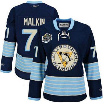 Evgeni Malkin Women Pittsburgh Penguins blue Winter Classic jersey