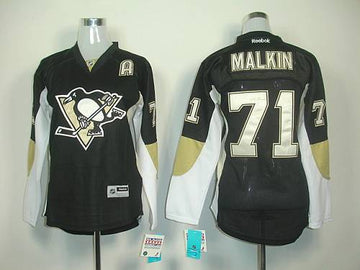 Vgeni Malkin Pittsburgh Penguins black Home jersey