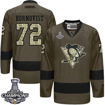 Patric Hornqvist Pittsburgh Penguins green Salute To Service jersey