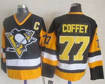 Paul Coffey Pittsburgh Penguins black Throwback jersey