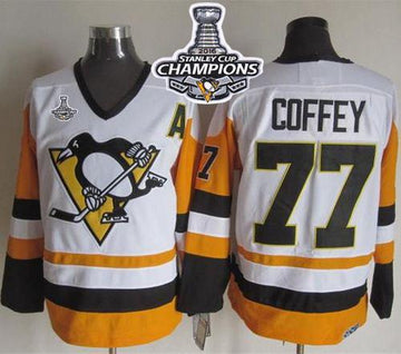 Paul Coffey Pittsburgh Penguins white-black Throwback jersey