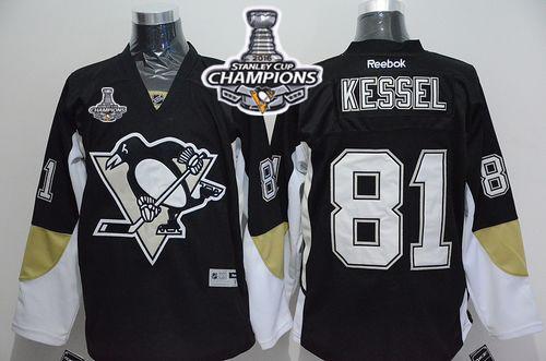 Phil Kessel Pittsburgh Penguins black Home jersey