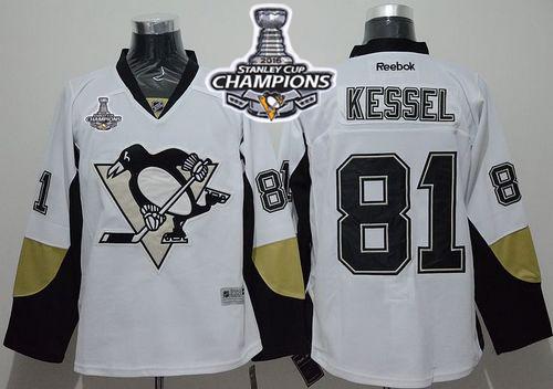Phil Kessel Pittsburgh Penguins white Away jersey