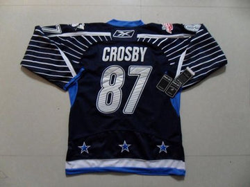 Sidney Crosby Pittsburgh Penguins blue jersey