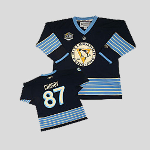 Sidney Crosby Pittsburgh Penguins blue Winter Classic jersey