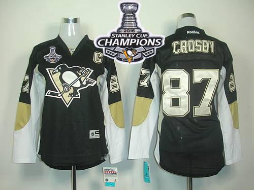 Sidney Crosby Pittsburgh Penguins black Home jersey
