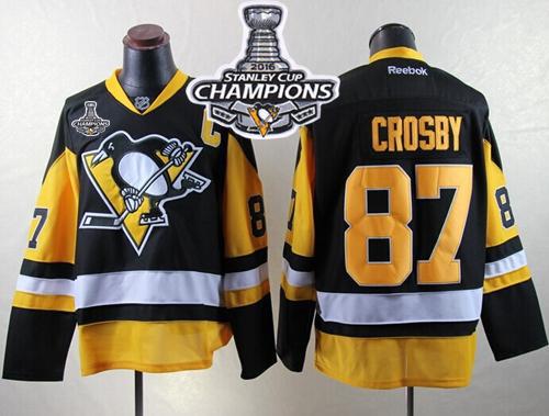 Sidney Crosby Pittsburgh Penguins black Alternate jersey