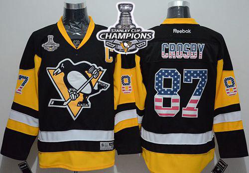 Sidney Crosby Pittsburgh Penguins black Alternate jersey