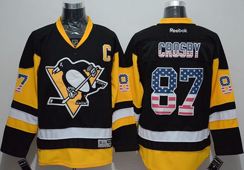 Sidney Crosby Pittsburgh Penguins black Alternate jersey