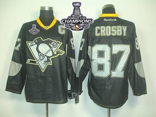 Sidney Crosby Pittsburgh Penguins black jersey