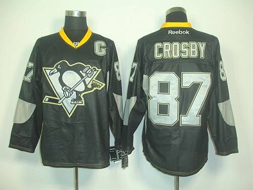 Sidney Crosby Pittsburgh Penguins black jersey