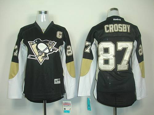 Sidney Crosby Pittsburgh Penguins black Home jersey