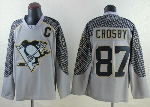 Sidney Crosby Pittsburgh Penguins charcoal Fashion jersey