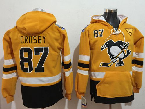 Sidney Crosby Pittsburgh Penguins gold Stadium Series jersey