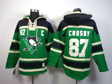 Sidney Crosby Pittsburgh Penguins green jersey