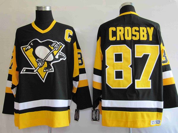 Sidney Crosby Pittsburgh Penguins black jersey