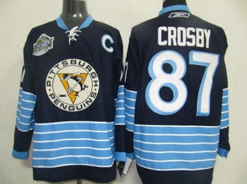 Sidney Crosby Pittsburgh Penguins blue Winter Classic jersey
