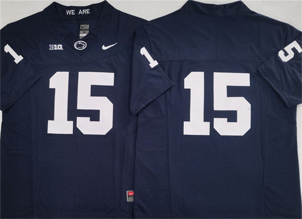 Drew Allar Penn State Nittany Lions navy jersey