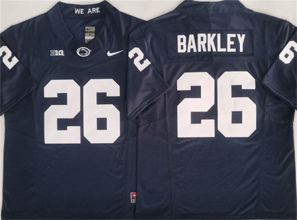 Saquon Barkley Penn State Nittany Lions navy FUSE jersey