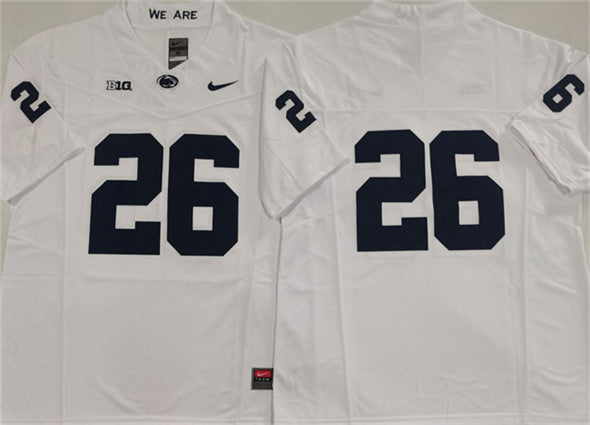 Saquon Barkley Penn State Nittany Lions white jersey