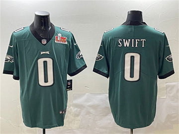 D'Andre Swift Philadelphia Eagles green jersey