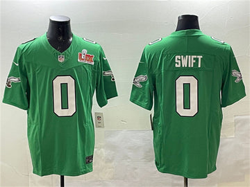 D'Andre Swift Philadelphia Eagles green Throwback jersey