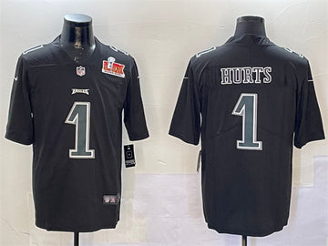 Jalen Hurts Philadelphia Eagles black Fashion jersey