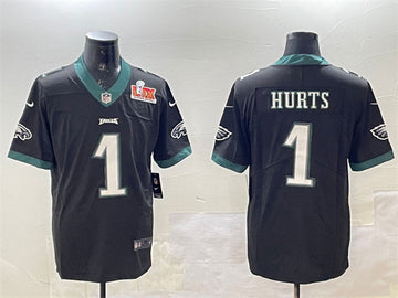 Jalen Hurts Philadelphia Eagles black jersey