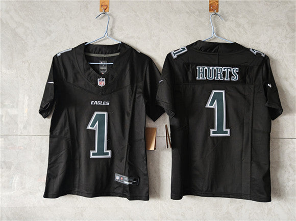 Jalen Hurts Philadelphia Eagles black FUSE jersey
