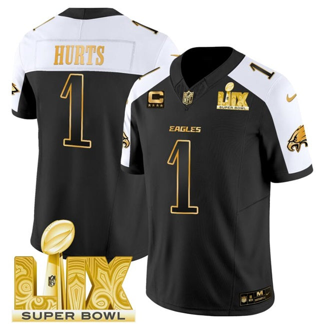 Jalen Hurts Philadelphia Eagles black jersey