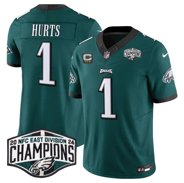 Jalen Hurts Philadelphia Eagles green jersey
