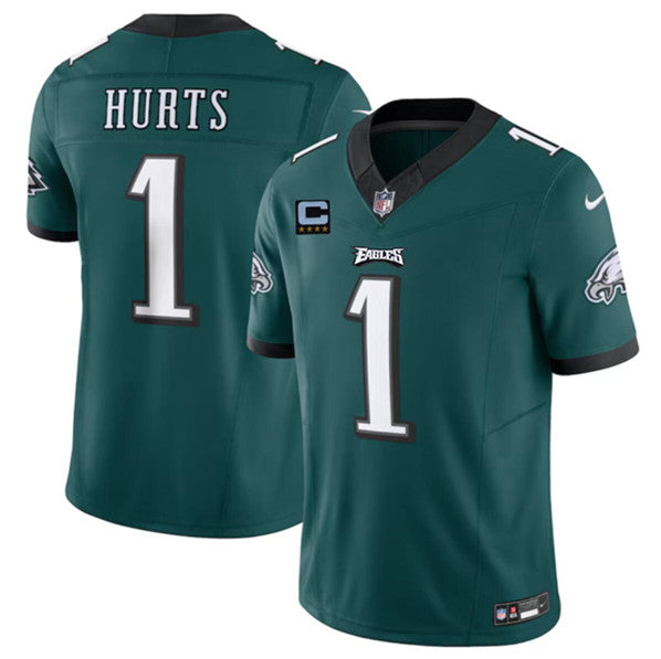 Jalen Hurts Philadelphia Eagles green jersey