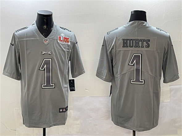 Jalen Hurts Philadelphia Eagles grey Fashion jersey
