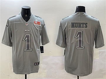 Jalen Hurts Philadelphia Eagles grey Fashion jersey