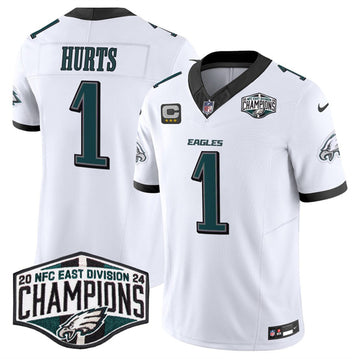 Jalen Hurts Philadelphia Eagles white jersey