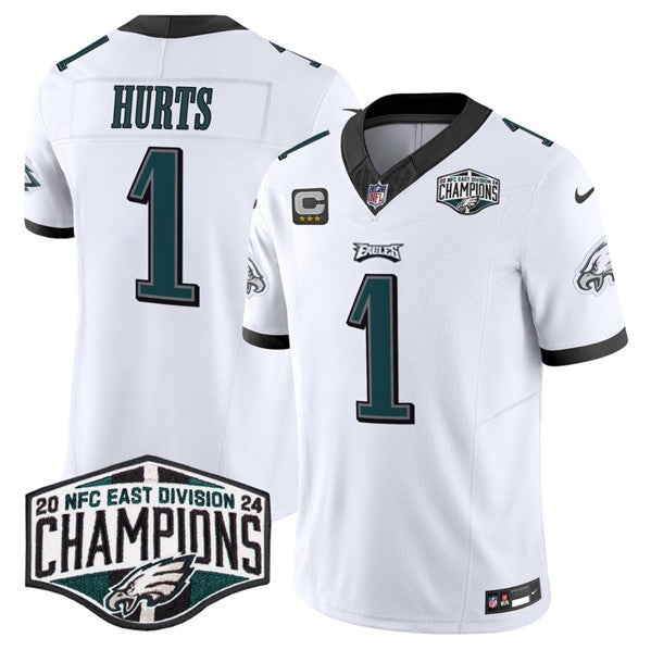 Jalen Hurts Philadelphia Eagles white jersey