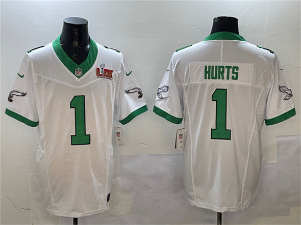 Jalen Hurts Philadelphia Eagles white jersey