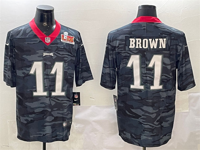 A J Philadelphia Eagles brown Camo jersey