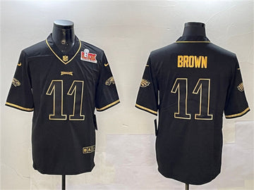 A J Philadelphia Eagles brown Salute To Service jersey