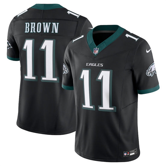 AJ Brown Philadelphia Eagles black jersey
