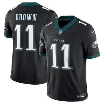 AJ Brown Philadelphia Eagles black jersey