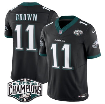 AJ Brown Philadelphia Eagles black jersey