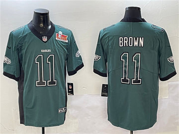 AJ Brown Philadelphia Eagles green Color Rush jersey