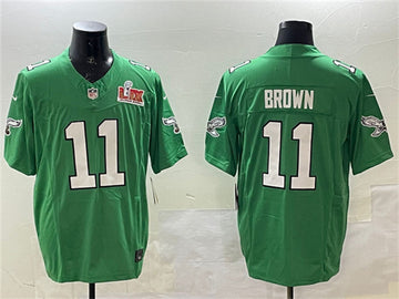 AJ Brown Philadelphia Eagles green Throwback jersey
