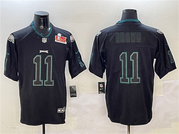 AJ Brown Philadelphia Eagles black Color Rush jersey