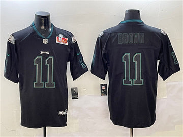AJ Brown Philadelphia Eagles black Color Rush jersey
