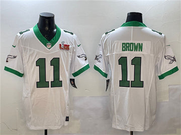 AJ Brown Philadelphia Eagles white jersey