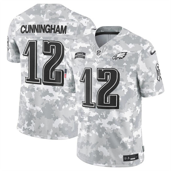 Randall Cunningham Philadelphia Eagles camo Salute To Service jersey
