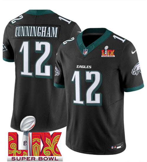 Randall Cunningham Philadelphia Eagles black jersey